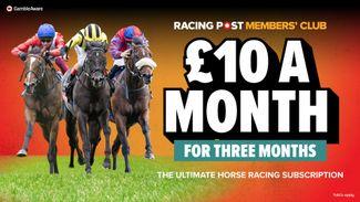 Racing Post Members' Club: £10 a month for three months